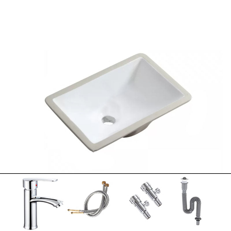 Modern Oval Wash Stand Ceramic Table Installation Bathroom Sink 16"L x 10"W x 7"H Sink with Faucet Clearhalo 'Bathroom Remodel & Bathroom Fixtures' 'Bathroom Sinks & Faucet Components' 'Bathroom Sinks' 'bathroom_sink' 'Home Improvement' 'home_improvement' 'home_improvement_bathroom_sink' 7120056
