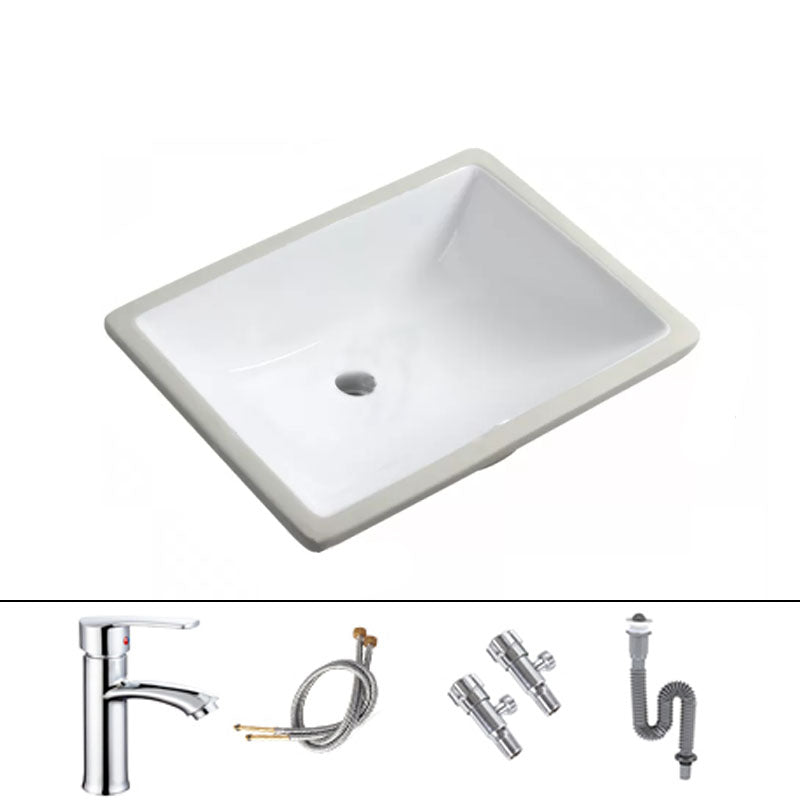 Modern Oval Wash Stand Ceramic Table Installation Bathroom Sink 20"L x 15"W x 8"H Sink with Faucet Clearhalo 'Bathroom Remodel & Bathroom Fixtures' 'Bathroom Sinks & Faucet Components' 'Bathroom Sinks' 'bathroom_sink' 'Home Improvement' 'home_improvement' 'home_improvement_bathroom_sink' 7120058