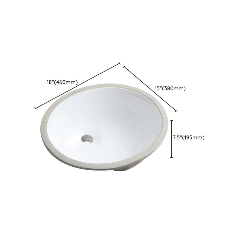 Modern Oval Wash Stand Ceramic Table Installation Bathroom Sink Clearhalo 'Bathroom Remodel & Bathroom Fixtures' 'Bathroom Sinks & Faucet Components' 'Bathroom Sinks' 'bathroom_sink' 'Home Improvement' 'home_improvement' 'home_improvement_bathroom_sink' 7120061