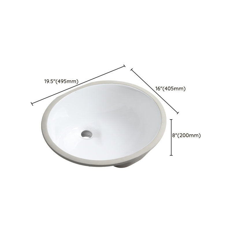 Modern Oval Wash Stand Ceramic Table Installation Bathroom Sink Clearhalo 'Bathroom Remodel & Bathroom Fixtures' 'Bathroom Sinks & Faucet Components' 'Bathroom Sinks' 'bathroom_sink' 'Home Improvement' 'home_improvement' 'home_improvement_bathroom_sink' 7120062