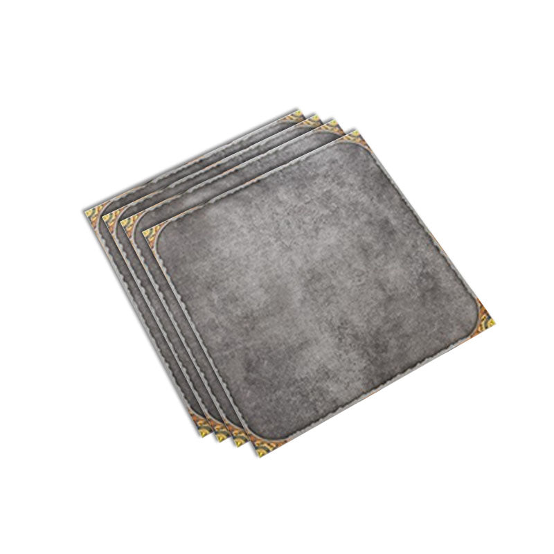 Porcelain Singular Tile Matte Vintage Floor and Wall Tile for Indoor and Outdoor Dark Gray Clearhalo 'Floor Tiles & Wall Tiles' 'floor_tiles_wall_tiles' 'Flooring 'Home Improvement' 'home_improvement' 'home_improvement_floor_tiles_wall_tiles' Walls and Ceiling' 7120179