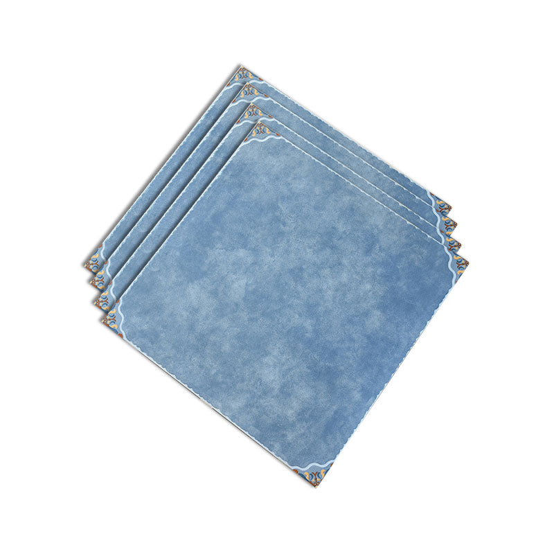 Porcelain Singular Tile Matte Vintage Floor and Wall Tile for Indoor and Outdoor Blue Clearhalo 'Floor Tiles & Wall Tiles' 'floor_tiles_wall_tiles' 'Flooring 'Home Improvement' 'home_improvement' 'home_improvement_floor_tiles_wall_tiles' Walls and Ceiling' 7120191