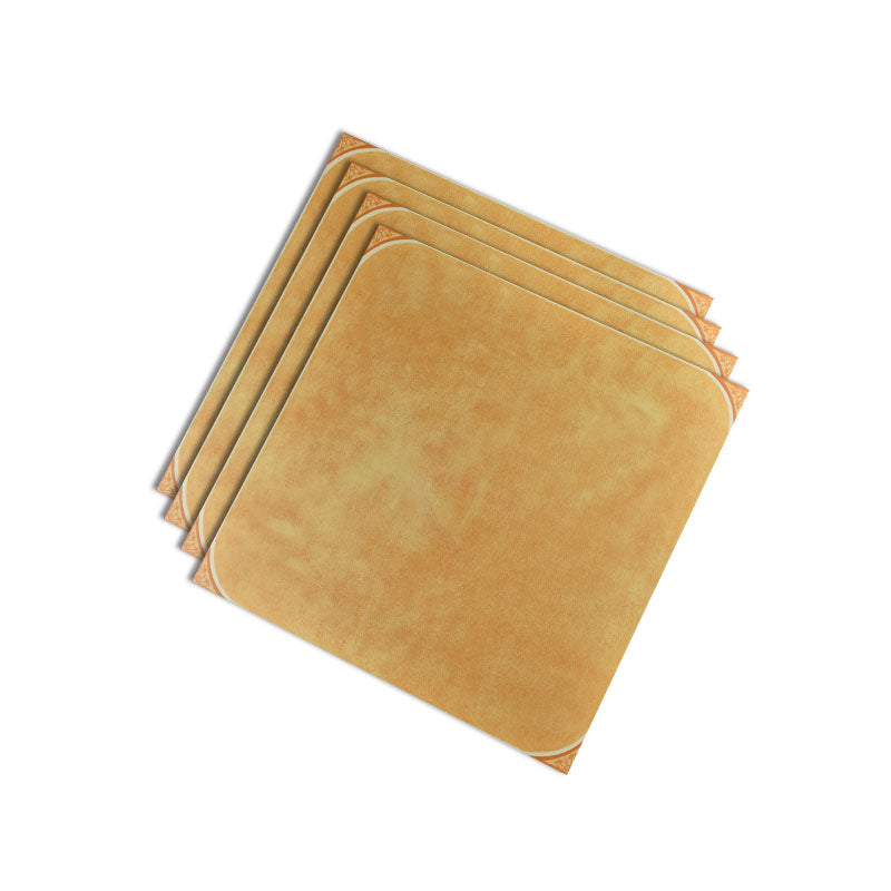 Porcelain Singular Tile Matte Vintage Floor and Wall Tile for Indoor and Outdoor Dark Yellow Clearhalo 'Floor Tiles & Wall Tiles' 'floor_tiles_wall_tiles' 'Flooring 'Home Improvement' 'home_improvement' 'home_improvement_floor_tiles_wall_tiles' Walls and Ceiling' 7120197