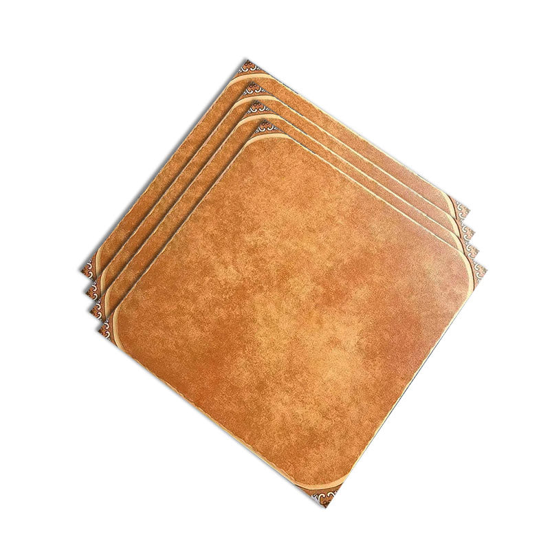 Porcelain Singular Tile Matte Vintage Floor and Wall Tile for Indoor and Outdoor Orange Clearhalo 'Floor Tiles & Wall Tiles' 'floor_tiles_wall_tiles' 'Flooring 'Home Improvement' 'home_improvement' 'home_improvement_floor_tiles_wall_tiles' Walls and Ceiling' 7120198
