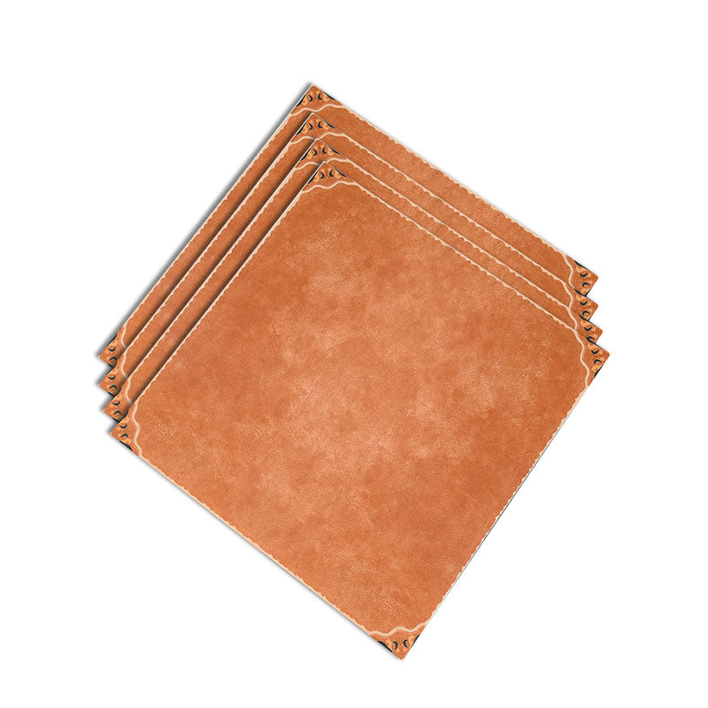 Porcelain Singular Tile Matte Vintage Floor and Wall Tile for Indoor and Outdoor Dark Orange Clearhalo 'Floor Tiles & Wall Tiles' 'floor_tiles_wall_tiles' 'Flooring 'Home Improvement' 'home_improvement' 'home_improvement_floor_tiles_wall_tiles' Walls and Ceiling' 7120199