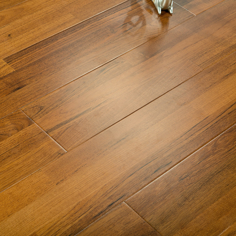 Farmhouse Laminate Floor Click Waterproof Wood Color Laminate 15mm Thickness Teak Clearhalo 'Flooring 'Home Improvement' 'home_improvement' 'home_improvement_laminate_flooring' 'Laminate Flooring' 'laminate_flooring' Walls and Ceiling' 7120275