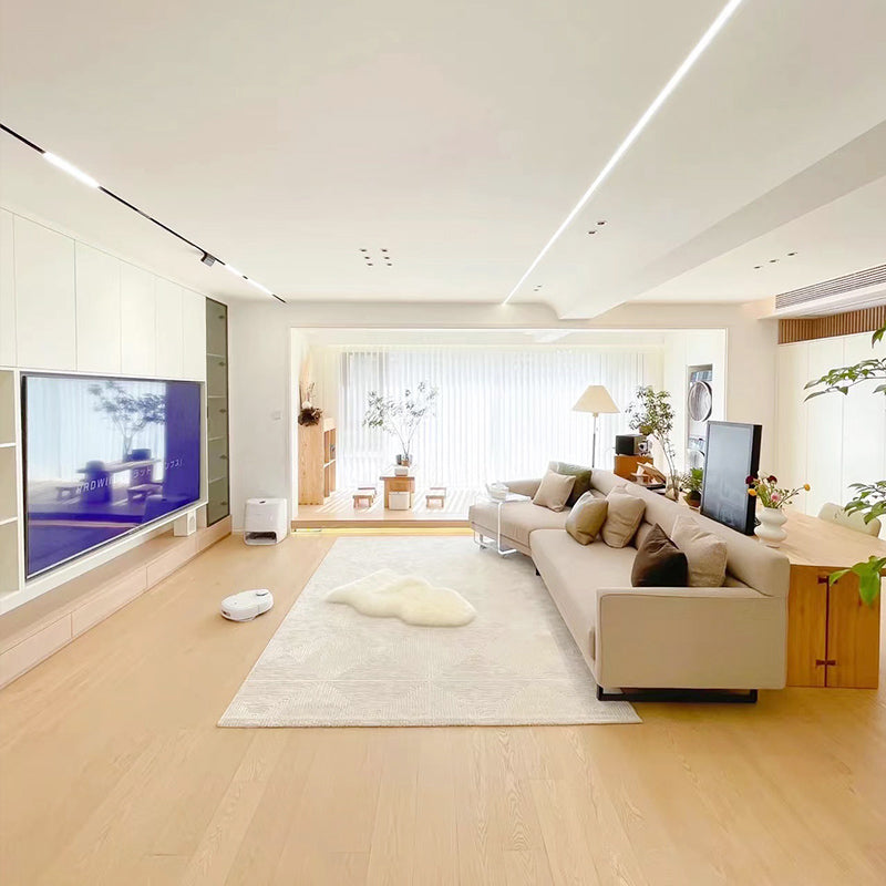 Contemporary Laminate Flooring Scratch Resistant Click-Lock Laminate Plank Flooring Clearhalo 'Flooring 'Home Improvement' 'home_improvement' 'home_improvement_laminate_flooring' 'Laminate Flooring' 'laminate_flooring' Walls and Ceiling' 7120310