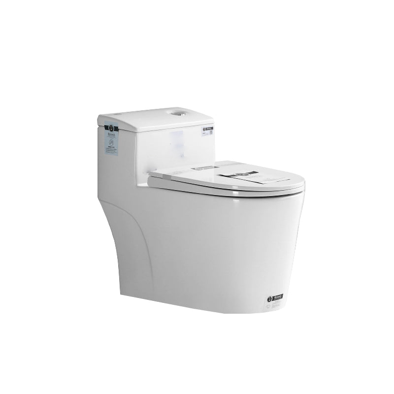 Modern Ceramic White Flush Toilet Floor Mounted Urine Toilet for Bathroom 15"L x 28"W x 24"H Clearhalo 'Bathroom Remodel & Bathroom Fixtures' 'Home Improvement' 'home_improvement' 'home_improvement_toilets' 'Toilets & Bidets' 'Toilets' 7120397