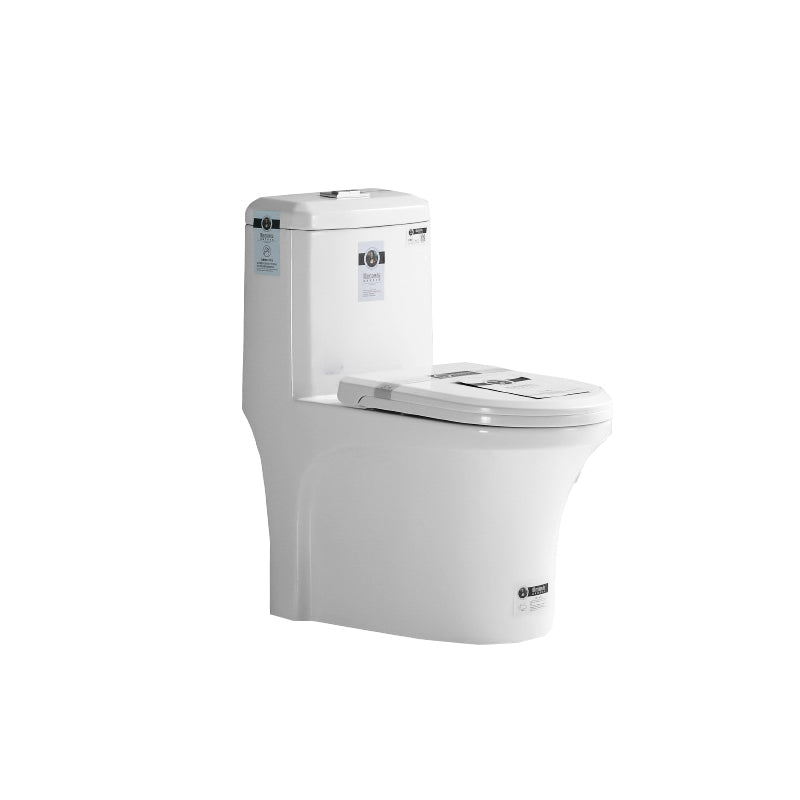 Modern Ceramic White Flush Toilet Floor Mounted Urine Toilet for Bathroom 14"L x 26"W x 29"H Clearhalo 'Bathroom Remodel & Bathroom Fixtures' 'Home Improvement' 'home_improvement' 'home_improvement_toilets' 'Toilets & Bidets' 'Toilets' 7120404