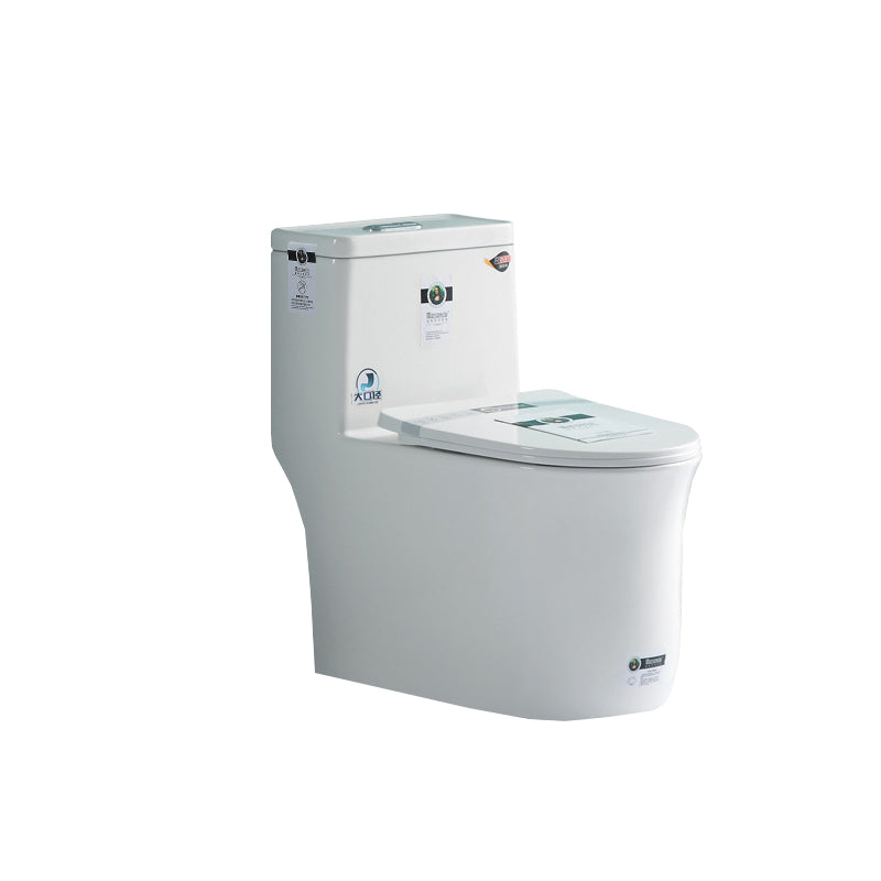 Modern Ceramic White Flush Toilet Floor Mounted Urine Toilet for Bathroom 15"L x 27"W x 28"H Clearhalo 'Bathroom Remodel & Bathroom Fixtures' 'Home Improvement' 'home_improvement' 'home_improvement_toilets' 'Toilets & Bidets' 'Toilets' 7120408