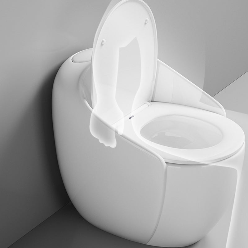Contemporary Floor Mounted Flush Toilet Siphon Jet Toilet Bowl for Washroom Clearhalo 'Bathroom Remodel & Bathroom Fixtures' 'Home Improvement' 'home_improvement' 'home_improvement_toilets' 'Toilets & Bidets' 'Toilets' 7120430