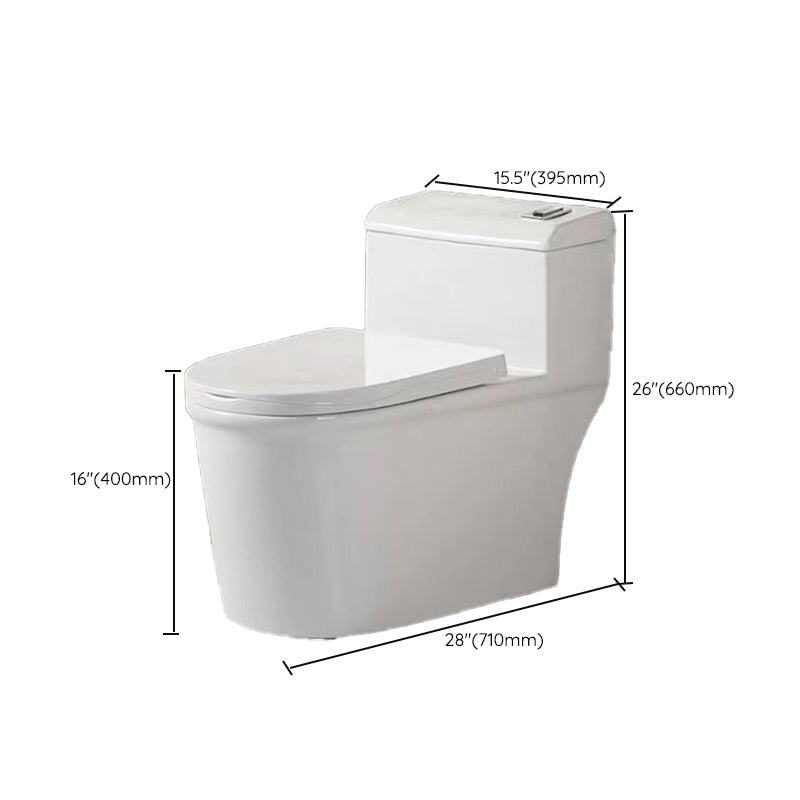 Contemporary Floor Mount Flush Toilet Spray Gun Included Toilet Bowl for Washroom Clearhalo 'Bathroom Remodel & Bathroom Fixtures' 'Home Improvement' 'home_improvement' 'home_improvement_toilets' 'Toilets & Bidets' 'Toilets' 7120485