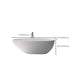Oval Stand Alone Bath Soaking Acrylic White Modern Back to Wall Bathtub Clearhalo 'Bathroom Remodel & Bathroom Fixtures' 'Bathtubs' 'Home Improvement' 'home_improvement' 'home_improvement_bathtubs' 'Showers & Bathtubs' 7120510