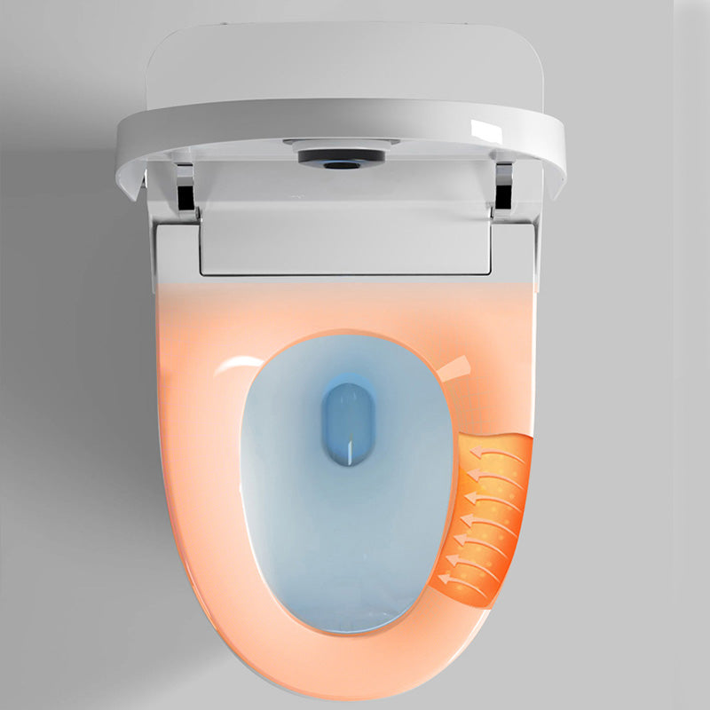 Contemporary White Floor Standing Bidet with Elongated Bowl Shape Clearhalo 'Bathroom Remodel & Bathroom Fixtures' 'Bidets' 'Home Improvement' 'home_improvement' 'home_improvement_bidets' 'Toilets & Bidets' 7123409