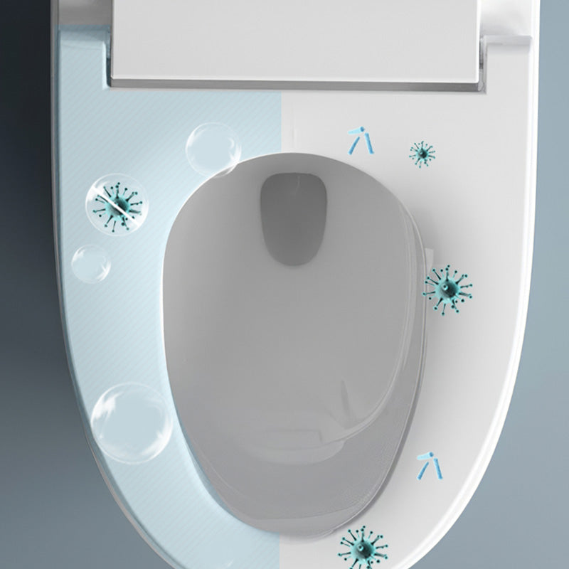 Contemporary White Floor Standing Bidet With Remote and Horizontal Spray Clearhalo 'Bathroom Remodel & Bathroom Fixtures' 'Bidets' 'Home Improvement' 'home_improvement' 'home_improvement_bidets' 'Toilets & Bidets' 7123423