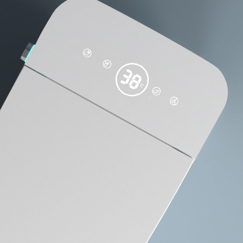 Contemporary White Floor Standing Bidet With Remote and Horizontal Spray Clearhalo 'Bathroom Remodel & Bathroom Fixtures' 'Bidets' 'Home Improvement' 'home_improvement' 'home_improvement_bidets' 'Toilets & Bidets' 7123425