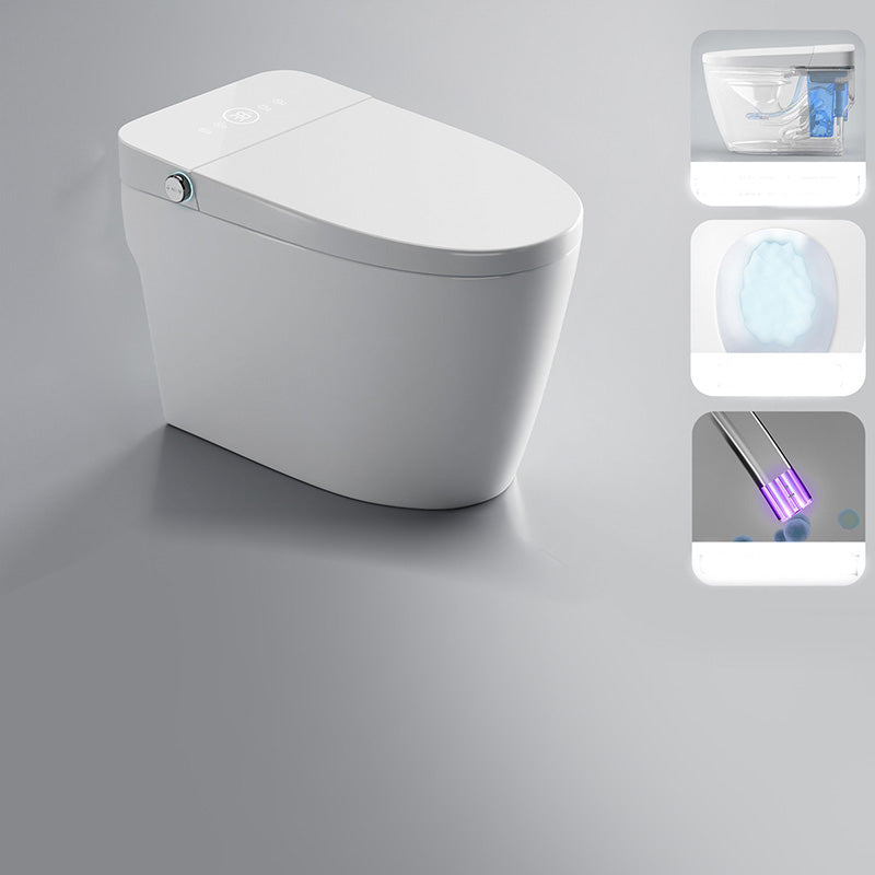 Elongated White Floor Standing Bidet with Heated Seat and Remote Control Included White Clearhalo 'Bathroom Remodel & Bathroom Fixtures' 'Bidets' 'Home Improvement' 'home_improvement' 'home_improvement_bidets' 'Toilets & Bidets' 7123461
