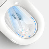 Contemporary White Elongated Floor Standing Bidet With Bidet And Seat Clearhalo 'Bathroom Remodel & Bathroom Fixtures' 'Bidets' 'Home Improvement' 'home_improvement' 'home_improvement_bidets' 'Toilets & Bidets' 7123551