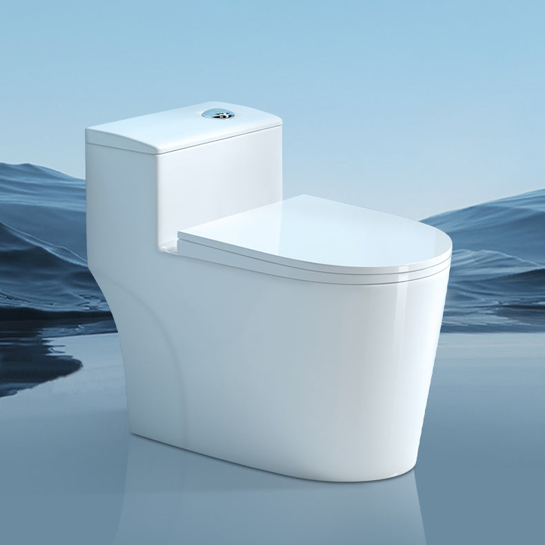 Traditional Toilet Bowl One Piece Toilet Floor Mounted Siphon Jet Urine Toilet 15"L x 28"W x 24"H White 14" Clearhalo 'Bathroom Remodel & Bathroom Fixtures' 'Home Improvement' 'home_improvement' 'home_improvement_toilets' 'Toilets & Bidets' 'Toilets' 7123591