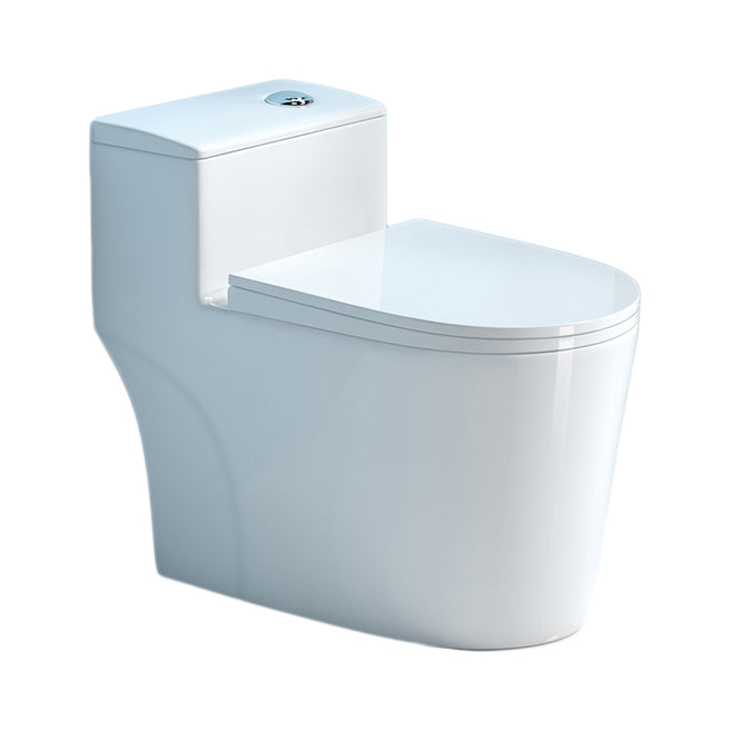 Traditional Toilet Bowl One Piece Toilet Floor Mounted Siphon Jet Urine Toilet Clearhalo 'Bathroom Remodel & Bathroom Fixtures' 'Home Improvement' 'home_improvement' 'home_improvement_toilets' 'Toilets & Bidets' 'Toilets' 7123597