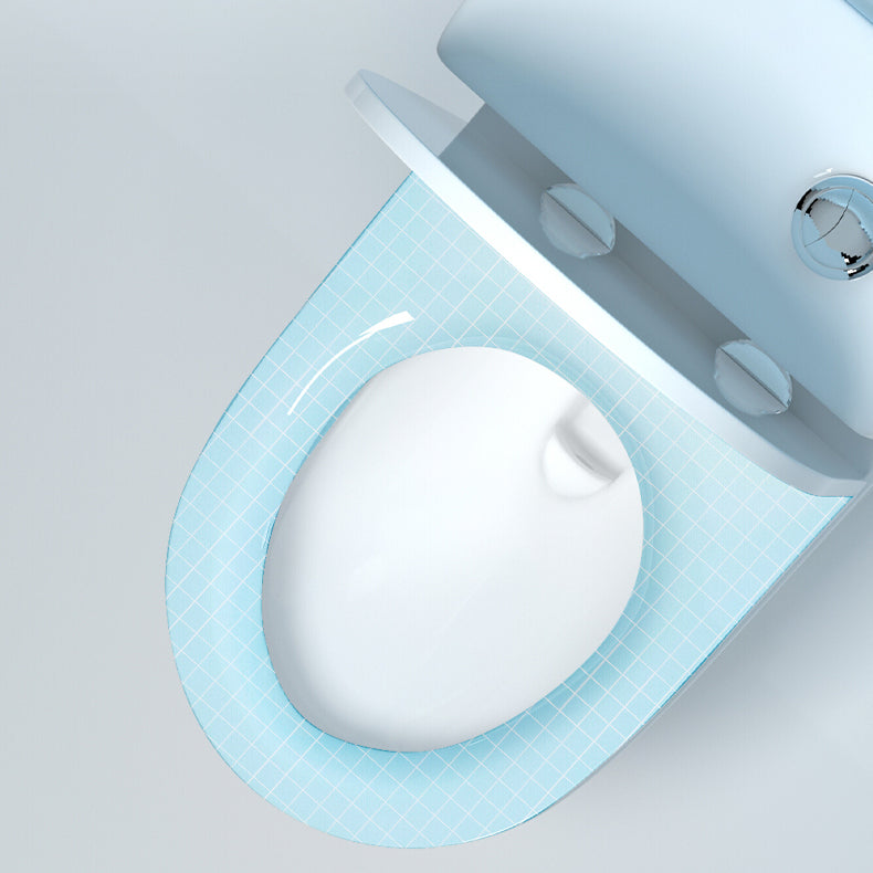 Traditional Toilet Bowl One Piece Toilet Floor Mounted Siphon Jet Urine Toilet Clearhalo 'Bathroom Remodel & Bathroom Fixtures' 'Home Improvement' 'home_improvement' 'home_improvement_toilets' 'Toilets & Bidets' 'Toilets' 7123599