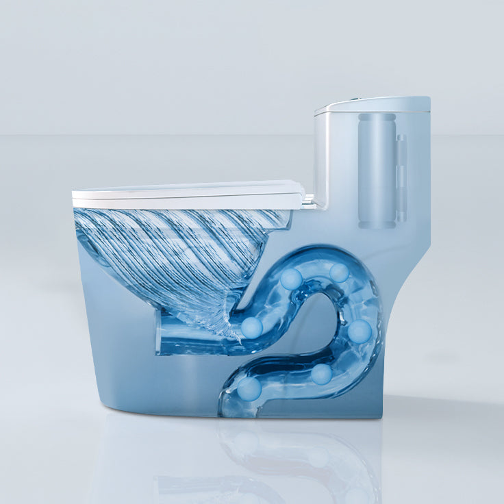 Traditional Toilet Bowl One Piece Toilet Floor Mounted Siphon Jet Urine Toilet Clearhalo 'Bathroom Remodel & Bathroom Fixtures' 'Home Improvement' 'home_improvement' 'home_improvement_toilets' 'Toilets & Bidets' 'Toilets' 7123600