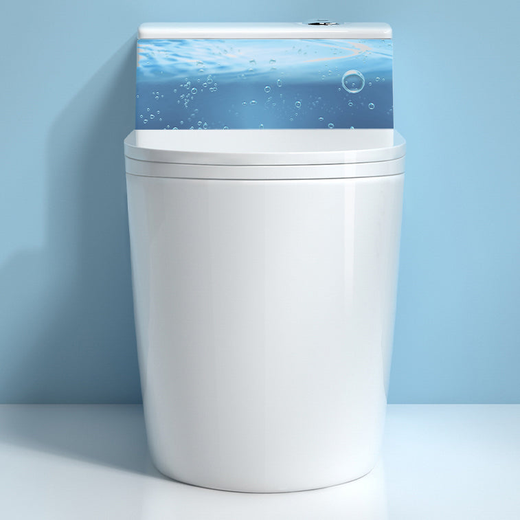 Traditional Toilet Bowl One Piece Toilet Floor Mounted Siphon Jet Urine Toilet Clearhalo 'Bathroom Remodel & Bathroom Fixtures' 'Home Improvement' 'home_improvement' 'home_improvement_toilets' 'Toilets & Bidets' 'Toilets' 7123602