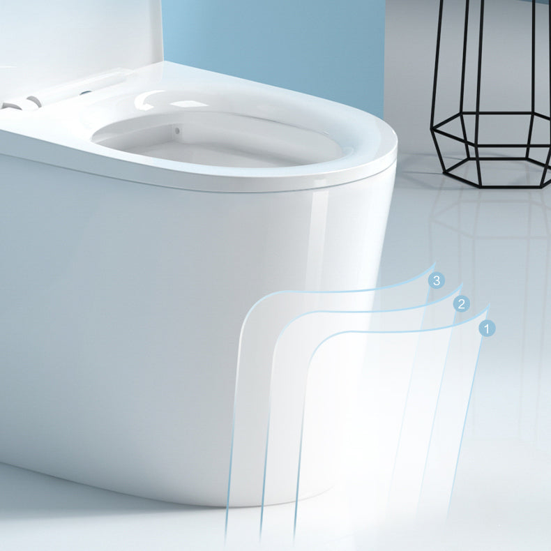 Traditional Toilet Bowl One Piece Toilet Floor Mounted Siphon Jet Urine Toilet Clearhalo 'Bathroom Remodel & Bathroom Fixtures' 'Home Improvement' 'home_improvement' 'home_improvement_toilets' 'Toilets & Bidets' 'Toilets' 7123604
