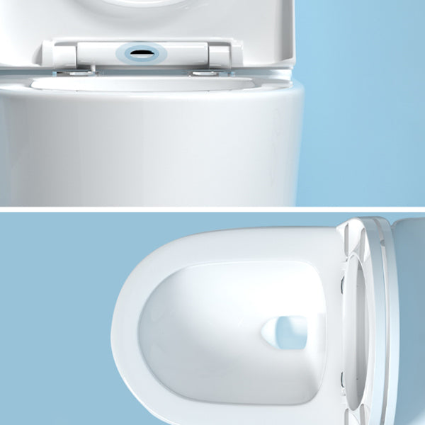 Traditional Toilet Bowl One Piece Toilet Floor Mounted Siphon Jet Urine Toilet Clearhalo 'Bathroom Remodel & Bathroom Fixtures' 'Home Improvement' 'home_improvement' 'home_improvement_toilets' 'Toilets & Bidets' 'Toilets' 7123606