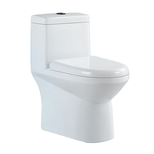 Traditional Toilet Bowl One Piece Toilet Floor Mounted Siphon Jet Urine Toilet Clearhalo 'Bathroom Remodel & Bathroom Fixtures' 'Home Improvement' 'home_improvement' 'home_improvement_toilets' 'Toilets & Bidets' 'Toilets' 7123607
