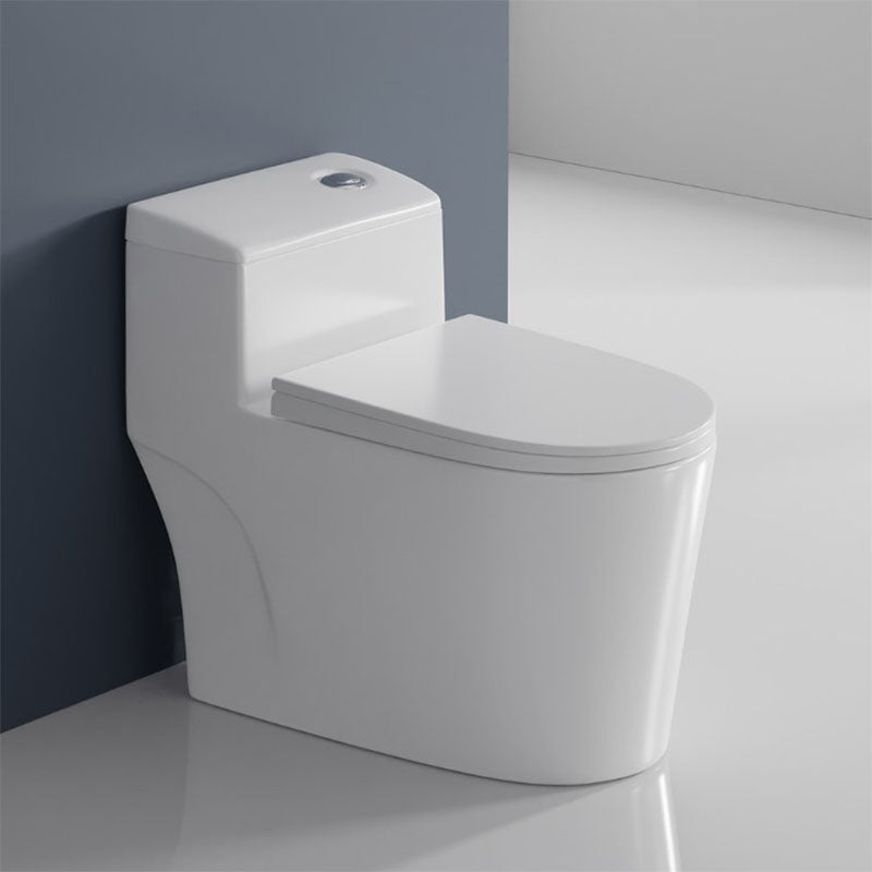 Traditional Ceramic Toilet Bowl Siphon Jet Urine Toilet for Bathroom White Toilet with Sprayer Clearhalo 'Bathroom Remodel & Bathroom Fixtures' 'Home Improvement' 'home_improvement' 'home_improvement_toilets' 'Toilets & Bidets' 'Toilets' 7123611