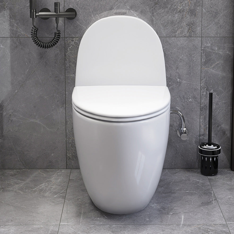 Modern Toilet Bowl All In One Floor Mounted Porcelain Urine Toilet Clearhalo 'Bathroom Remodel & Bathroom Fixtures' 'Home Improvement' 'home_improvement' 'home_improvement_toilets' 'Toilets & Bidets' 'Toilets' 7123647