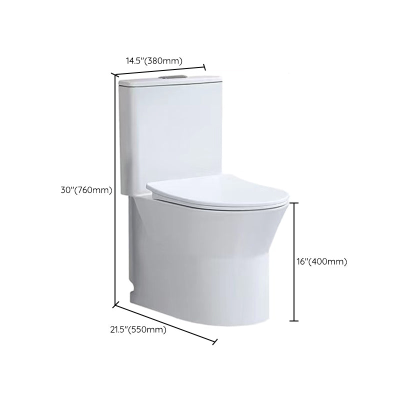 Modern Toilet Bowl All In One Floor Mounted Porcelain Urine Toilet Clearhalo 'Bathroom Remodel & Bathroom Fixtures' 'Home Improvement' 'home_improvement' 'home_improvement_toilets' 'Toilets & Bidets' 'Toilets' 7123655
