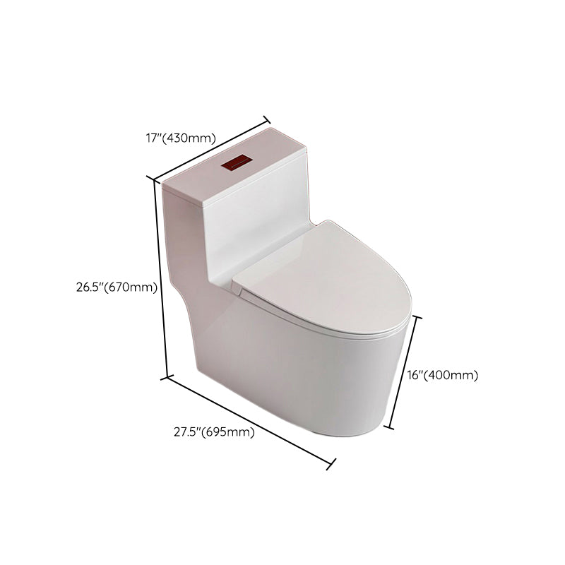 Modern Toilet Bowl All In One Floor Mounted Porcelain Urine Toilet Clearhalo 'Bathroom Remodel & Bathroom Fixtures' 'Home Improvement' 'home_improvement' 'home_improvement_toilets' 'Toilets & Bidets' 'Toilets' 7123657