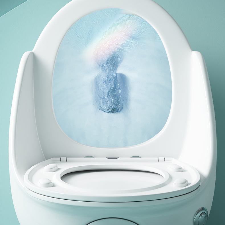 Modern Toilet Bowl All In One Floor Mounted Porcelain Flush Toilet Clearhalo 'Bathroom Remodel & Bathroom Fixtures' 'Home Improvement' 'home_improvement' 'home_improvement_toilets' 'Toilets & Bidets' 'Toilets' 7123671