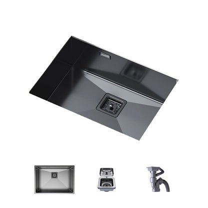 Noise-cancelling Design Kitchen Sink Stainless Steel Undermount Rectangle Kitchen Sink Sink Only Not Available Clearhalo 'Home Improvement' 'home_improvement' 'home_improvement_kitchen_sinks' 'Kitchen Remodel & Kitchen Fixtures' 'Kitchen Sinks & Faucet Components' 'Kitchen Sinks' 'kitchen_sinks' 7126085