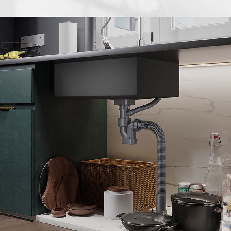 Noise-cancelling Design Kitchen Sink Stainless Steel Undermount Rectangle Kitchen Sink Clearhalo 'Home Improvement' 'home_improvement' 'home_improvement_kitchen_sinks' 'Kitchen Remodel & Kitchen Fixtures' 'Kitchen Sinks & Faucet Components' 'Kitchen Sinks' 'kitchen_sinks' 7126095