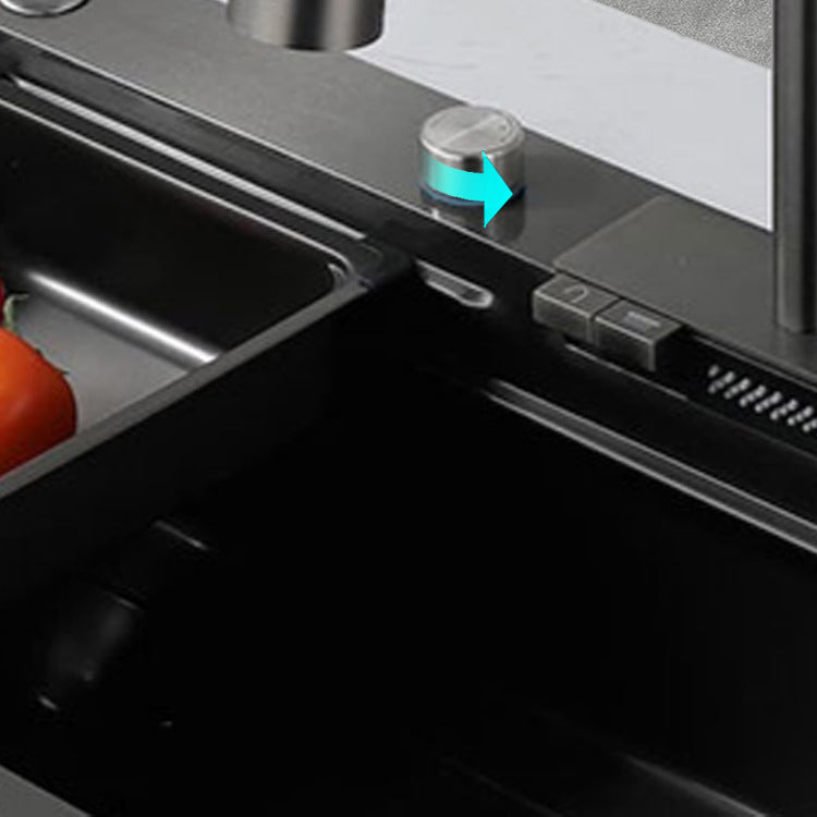 Stainless Steel Kitchen Sink Rectangular Shape Kitchen Sink with Drain Strainer Kit Clearhalo 'Home Improvement' 'home_improvement' 'home_improvement_kitchen_sinks' 'Kitchen Remodel & Kitchen Fixtures' 'Kitchen Sinks & Faucet Components' 'Kitchen Sinks' 'kitchen_sinks' 7126419