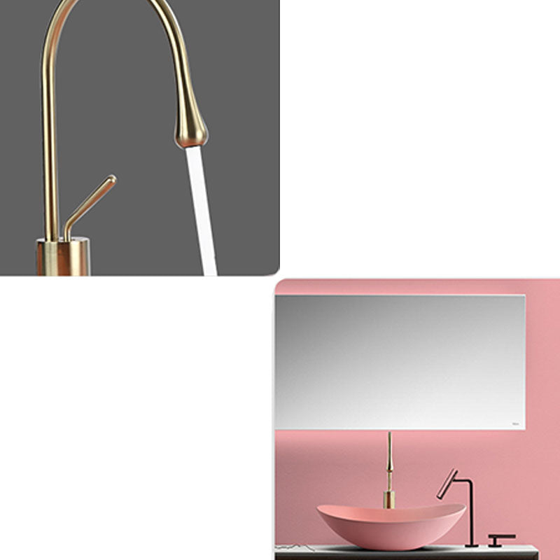 Contemporary Vessel Bathroom Sink Porcelain Vessel Lavatory Sink Clearhalo 'Bathroom Remodel & Bathroom Fixtures' 'Bathroom Sinks & Faucet Components' 'Bathroom Sinks' 'bathroom_sink' 'Home Improvement' 'home_improvement' 'home_improvement_bathroom_sink' 7126435