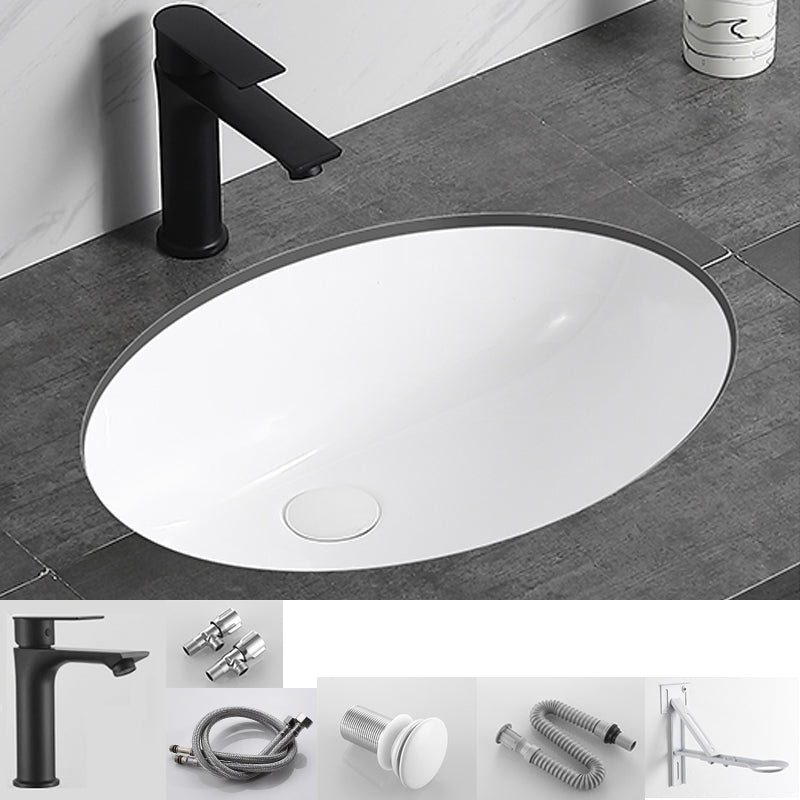 Modern Bathroom Sink Pop-Up Drain Overflow Hole Vessel Sink with Faucet 22"L x 17"W x 8"H Sink with Faucet Clearhalo 'Bathroom Remodel & Bathroom Fixtures' 'Bathroom Sinks & Faucet Components' 'Bathroom Sinks' 'bathroom_sink' 'Home Improvement' 'home_improvement' 'home_improvement_bathroom_sink' 7126552
