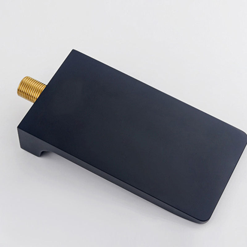 Modern Tub Spout Trim Copper Wall Mounted Waterfall Tub Faucet Trim Clearhalo 'Bathroom Remodel & Bathroom Fixtures' 'Bathtub Faucets' 'bathtub_faucets' 'Home Improvement' 'home_improvement' 'home_improvement_bathtub_faucets' 7126725