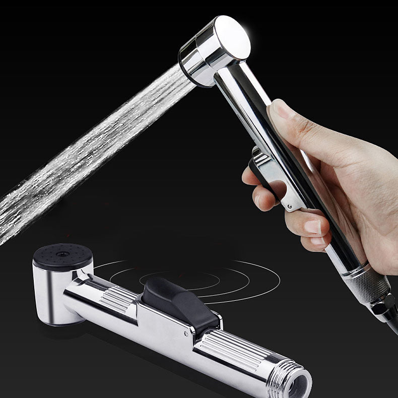 Modern Bath Filler Trim Copper with Handheld Shower Swivel Wall Mount Tub Spout Trim Clearhalo 'Bathroom Remodel & Bathroom Fixtures' 'Bathtub Faucets' 'bathtub_faucets' 'Home Improvement' 'home_improvement' 'home_improvement_bathtub_faucets' 7126905