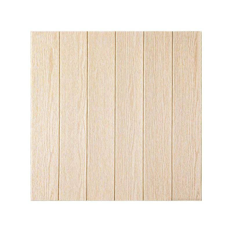 Contemporary Tin Backsplash Paneling Smooth Wall Ceiling Wood Grain Design Off-White Clearhalo 'Flooring 'Home Improvement' 'home_improvement' 'home_improvement_wall_paneling' 'Wall Paneling' 'wall_paneling' 'Walls & Ceilings' Walls and Ceiling' 7126952