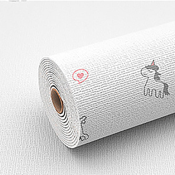 Modern Tin Backsplash Wall Paneling Smooth Upholstered Wall Ceiling White-Gray 0.98" Clearhalo 'Flooring 'Home Improvement' 'home_improvement' 'home_improvement_wall_paneling' 'Wall Paneling' 'wall_paneling' 'Walls & Ceilings' Walls and Ceiling' 7126967