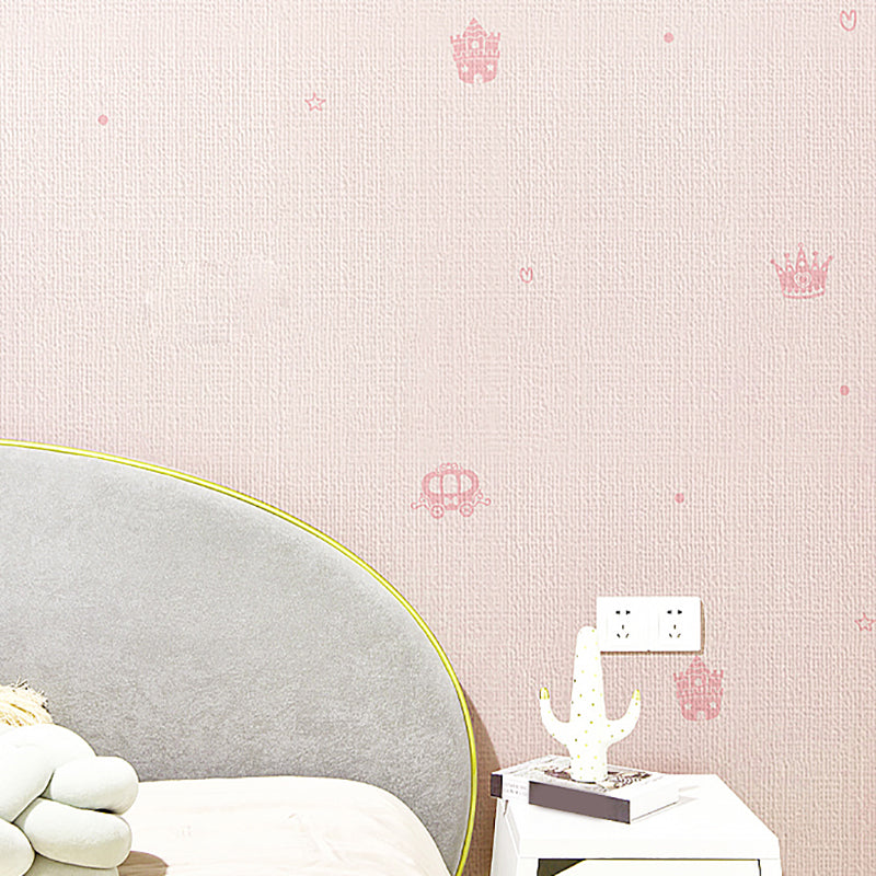 Modern Tin Backsplash Wall Paneling Smooth Upholstered Wall Ceiling Light Pink 0.98" Clearhalo 'Flooring 'Home Improvement' 'home_improvement' 'home_improvement_wall_paneling' 'Wall Paneling' 'wall_paneling' 'Walls & Ceilings' Walls and Ceiling' 7126975