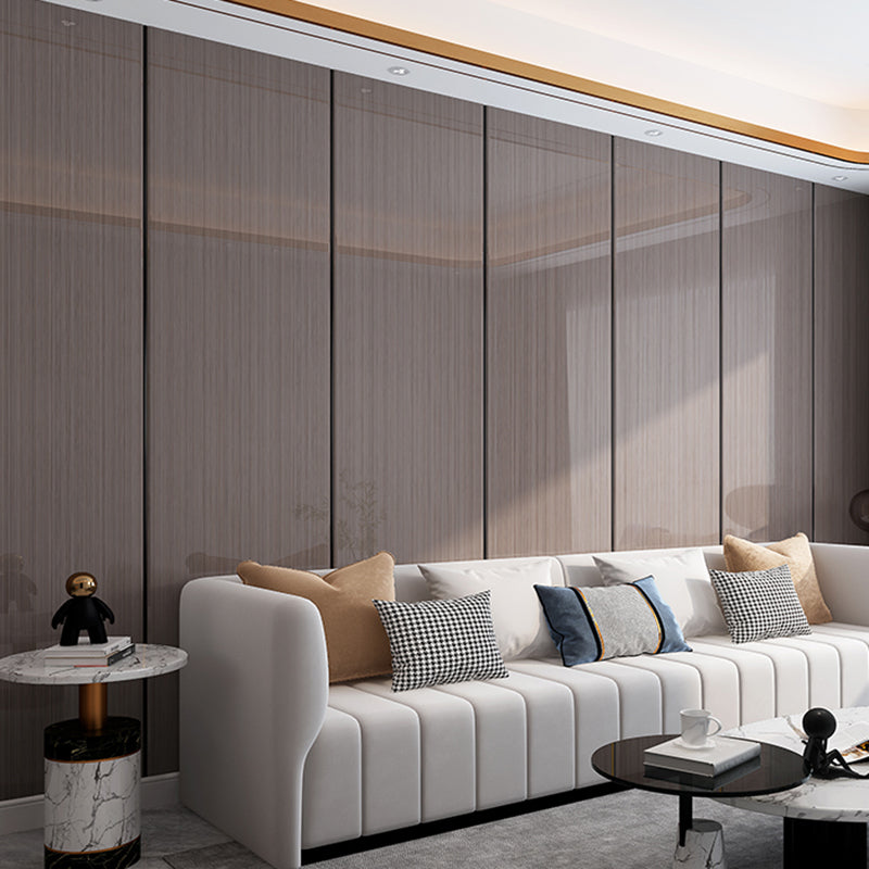 Contemporary Wall Tile Peel and Stick Smooth Waterproof Wall Access Panel Brown Clearhalo 'Flooring 'Home Improvement' 'home_improvement' 'home_improvement_wall_paneling' 'Wall Paneling' 'wall_paneling' 'Walls & Ceilings' Walls and Ceiling' 7127003