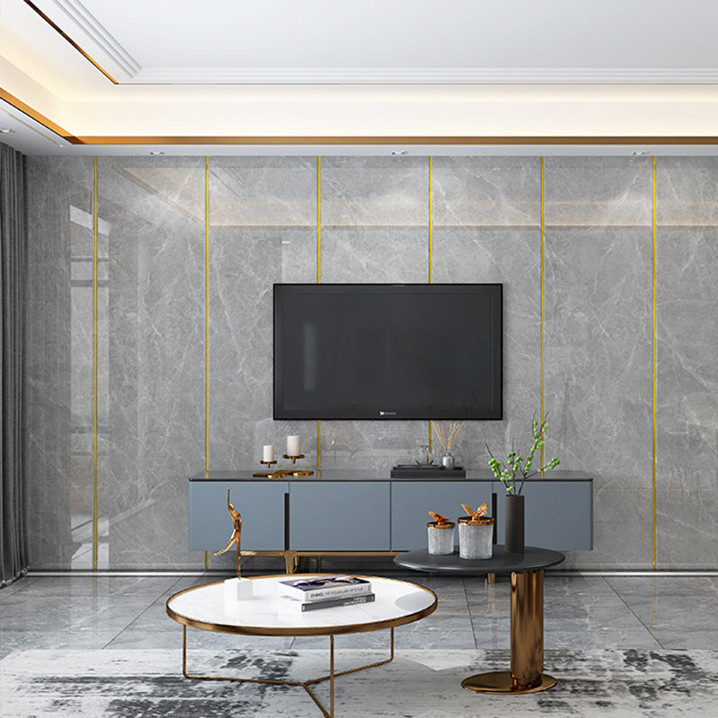 Contemporary Wall Tile Peel and Stick Smooth Waterproof Wall Access Panel Dark Gray Clearhalo 'Flooring 'Home Improvement' 'home_improvement' 'home_improvement_wall_paneling' 'Wall Paneling' 'wall_paneling' 'Walls & Ceilings' Walls and Ceiling' 7127005
