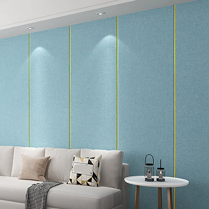 Modern Plain Backsplash Panels Peel and Stick Waterproof Wall Paneling Sky Blue Clearhalo 'Flooring 'Home Improvement' 'home_improvement' 'home_improvement_wall_paneling' 'Wall Paneling' 'wall_paneling' 'Walls & Ceilings' Walls and Ceiling' 7127014