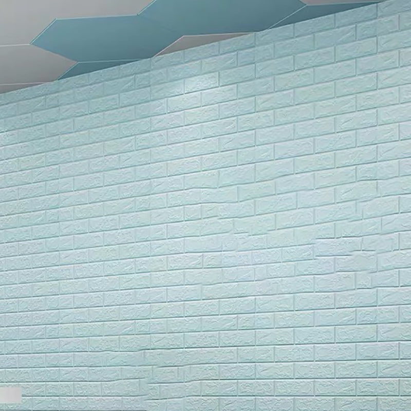 Backsplash Panels 3D Embossed Peel and Stick Wall Paneling for Living Room Blue Clearhalo 'Flooring 'Home Improvement' 'home_improvement' 'home_improvement_wall_paneling' 'Wall Paneling' 'wall_paneling' 'Walls & Ceilings' Walls and Ceiling' 7127030