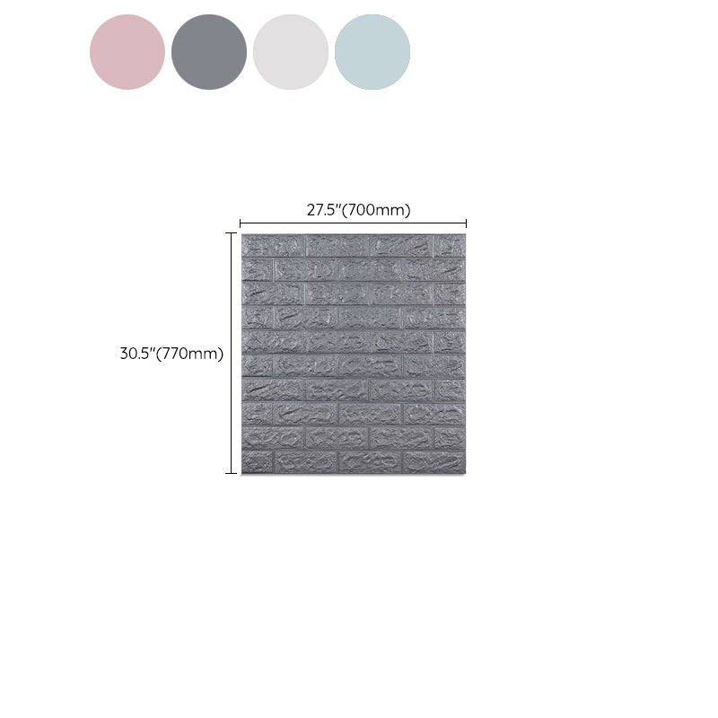 Backsplash Panels 3D Embossed Peel and Stick Wall Paneling for Living Room Clearhalo 'Flooring 'Home Improvement' 'home_improvement' 'home_improvement_wall_paneling' 'Wall Paneling' 'wall_paneling' 'Walls & Ceilings' Walls and Ceiling' 7127047